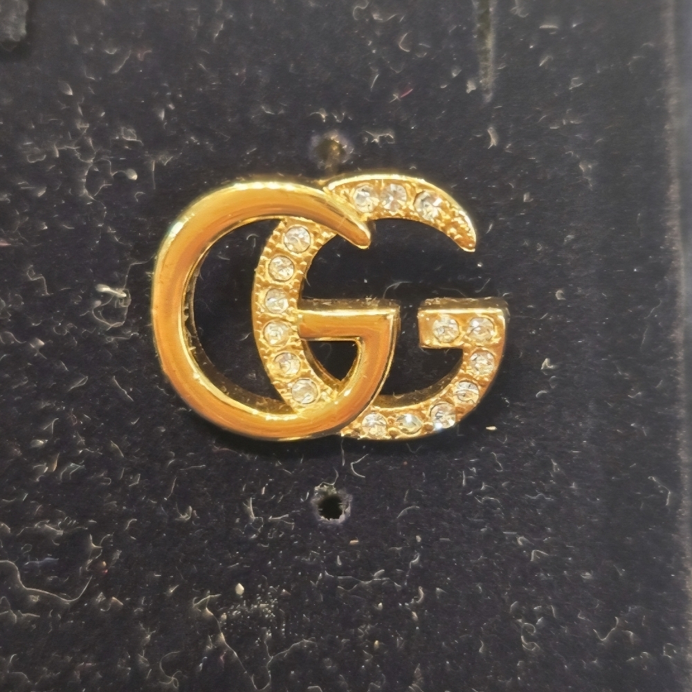 Gucci Gold & Rhinestone Earrings - Picture 12 of 12